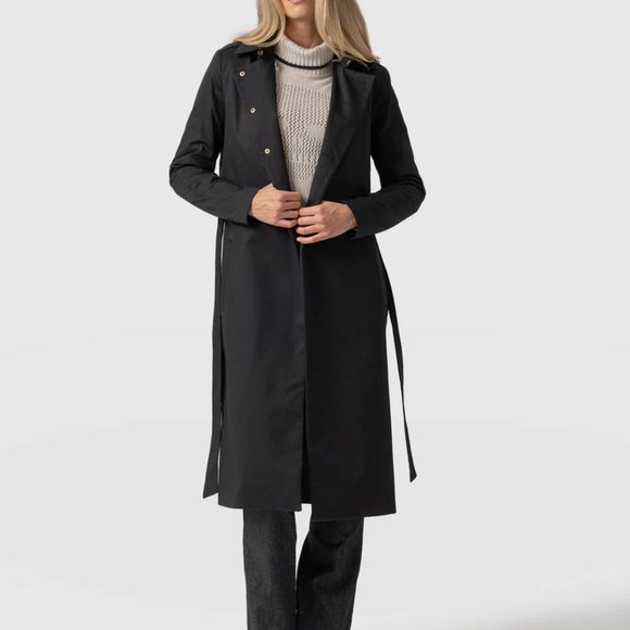 Saint and Sofia CLASSIC TRENCH coat - size 8 - Picture 2 of 16